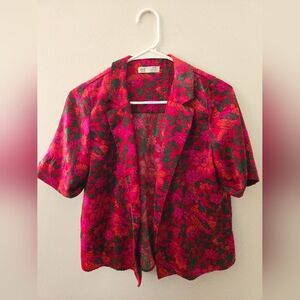 Zara silky button up